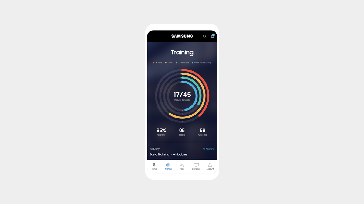 Samsung Android app designer