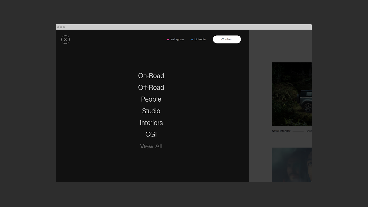 Photography portfolio website designer